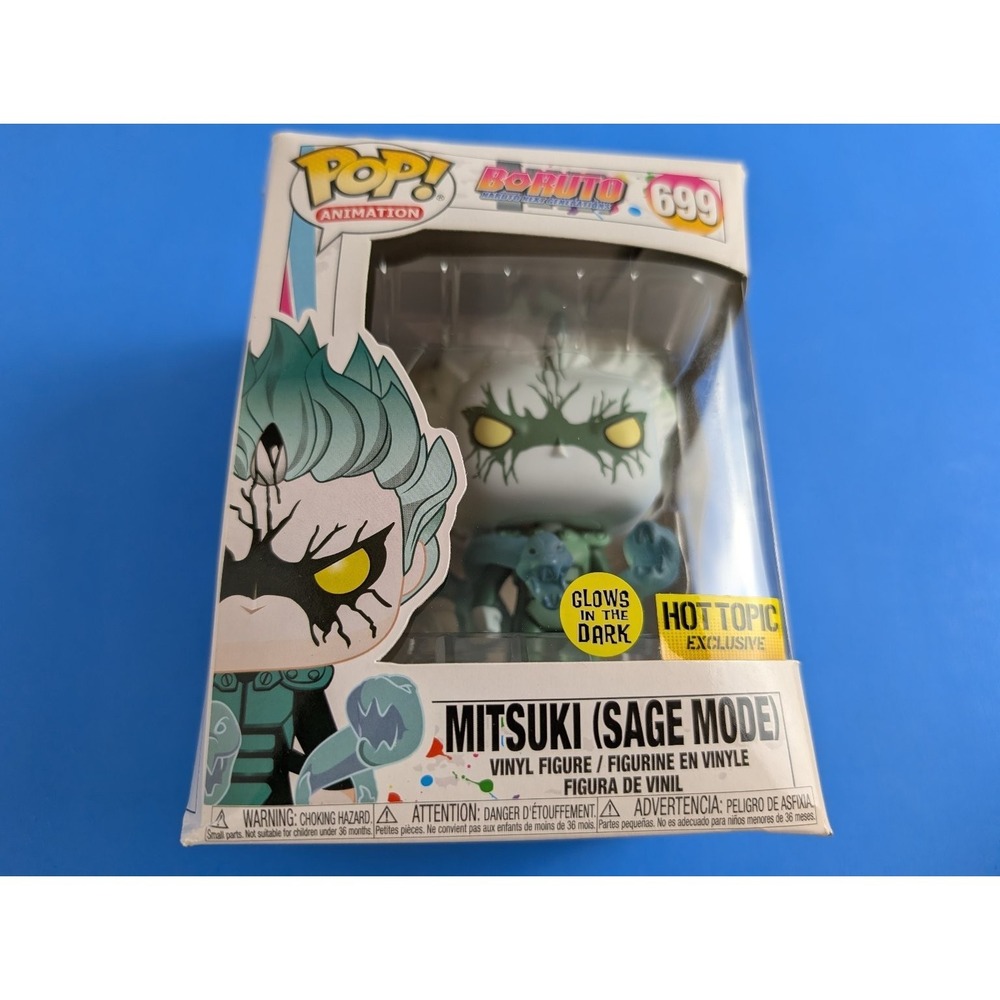 Funko Pop Mitsuki (Sage Mode) Boruto Animation #699 GITD Hot Topic Exclusive